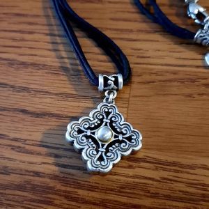 COPY - BRIGHTON Vintage Silver Scroll Necklace